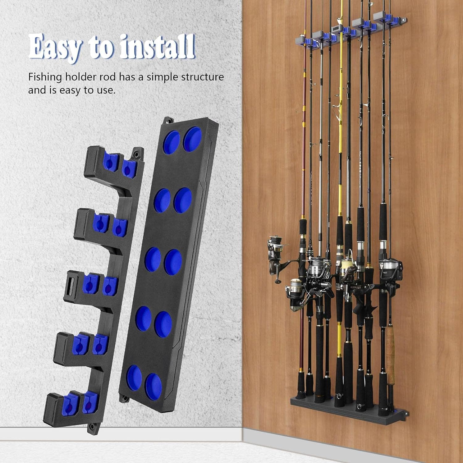 Support de Canne à pêche Vertical - Porte canne spining