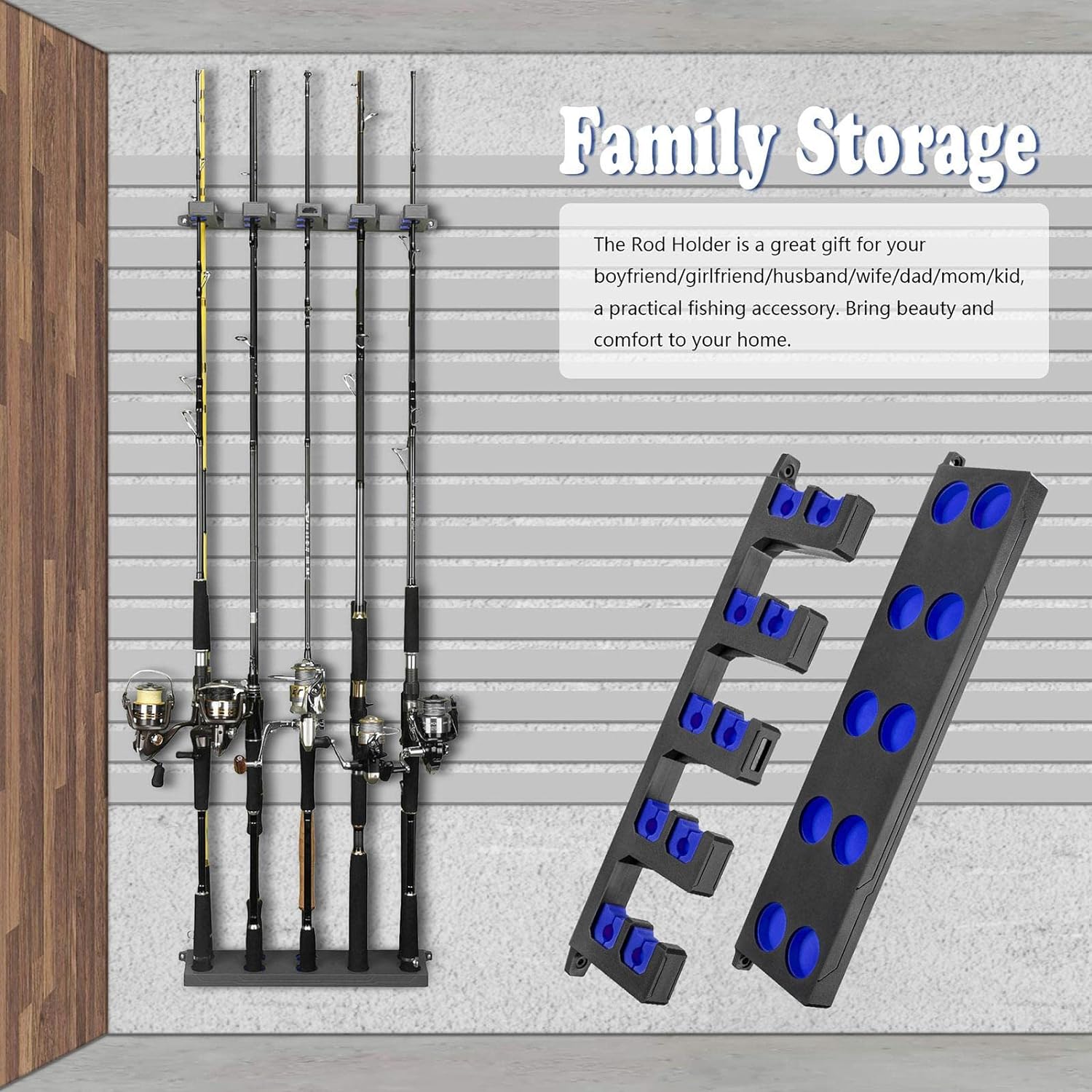 Support de Canne à pêche Vertical - Porte canne spining