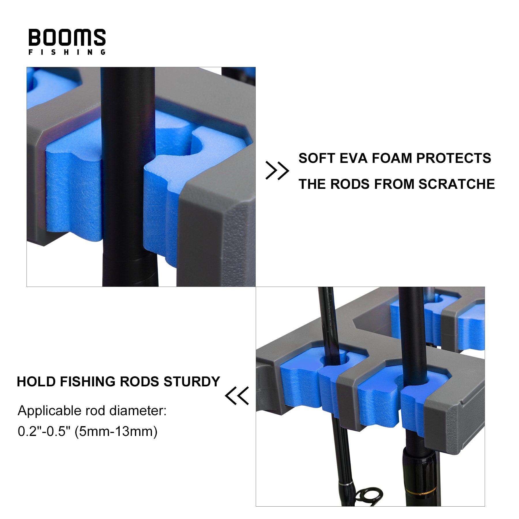 Support de Canne à pêche Vertical - Porte canne spining