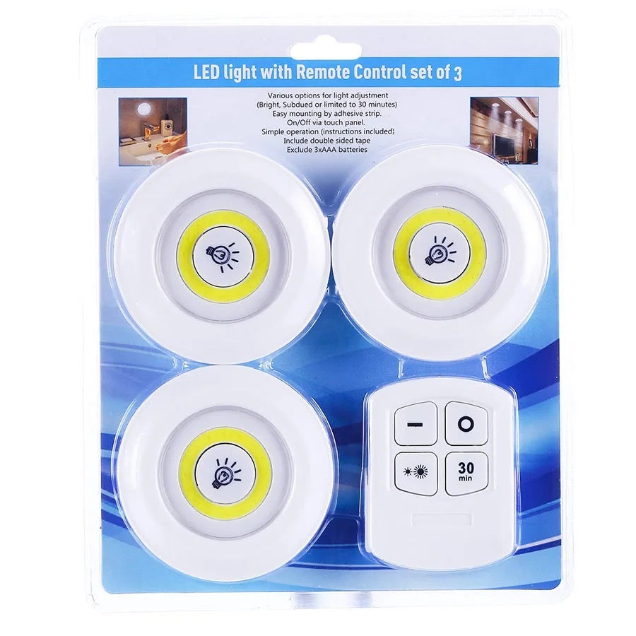Smart Wireless Remote Control LED COB Night Lights