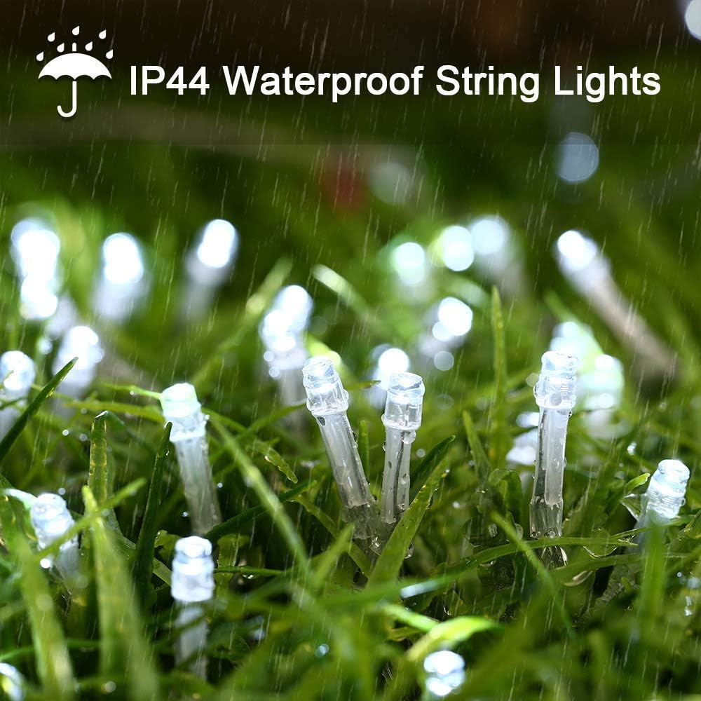 Guirlande de fête lumineuse décoratif 100 LED - 10M blanc