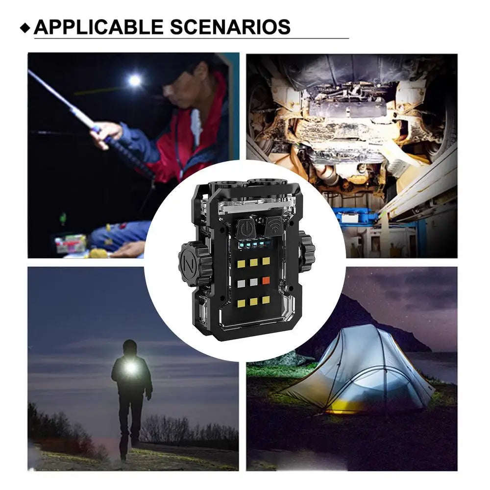 Lampe Porte-Clés Multifonction 800 Lumens – Compacte et Puissante !