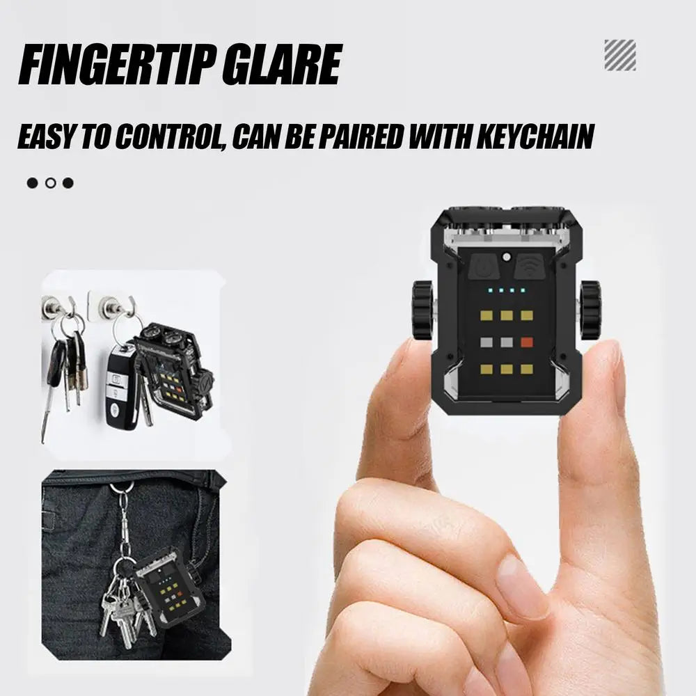 Lampe Porte-Clés Multifonction 800 Lumens – Compacte et Puissante !