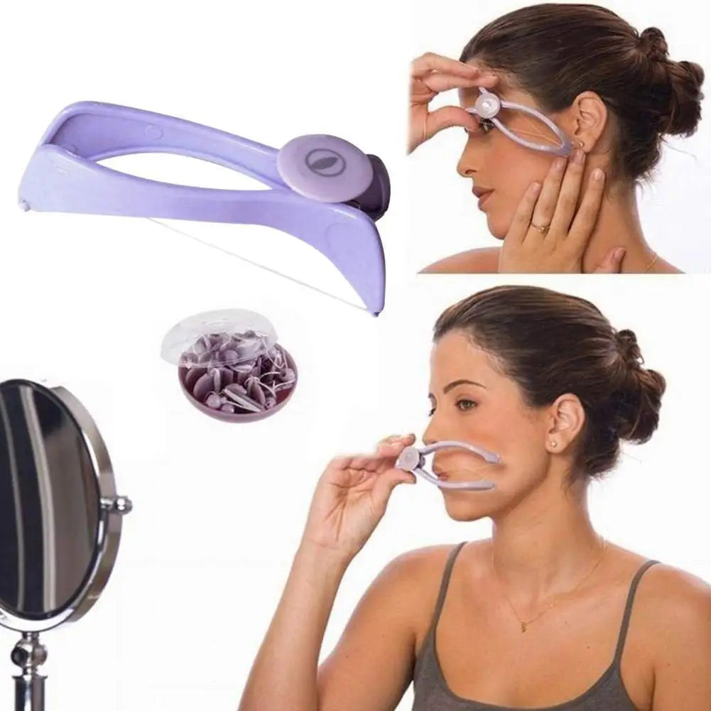 Mini Facial Hair Remover Spring Threading Epilator