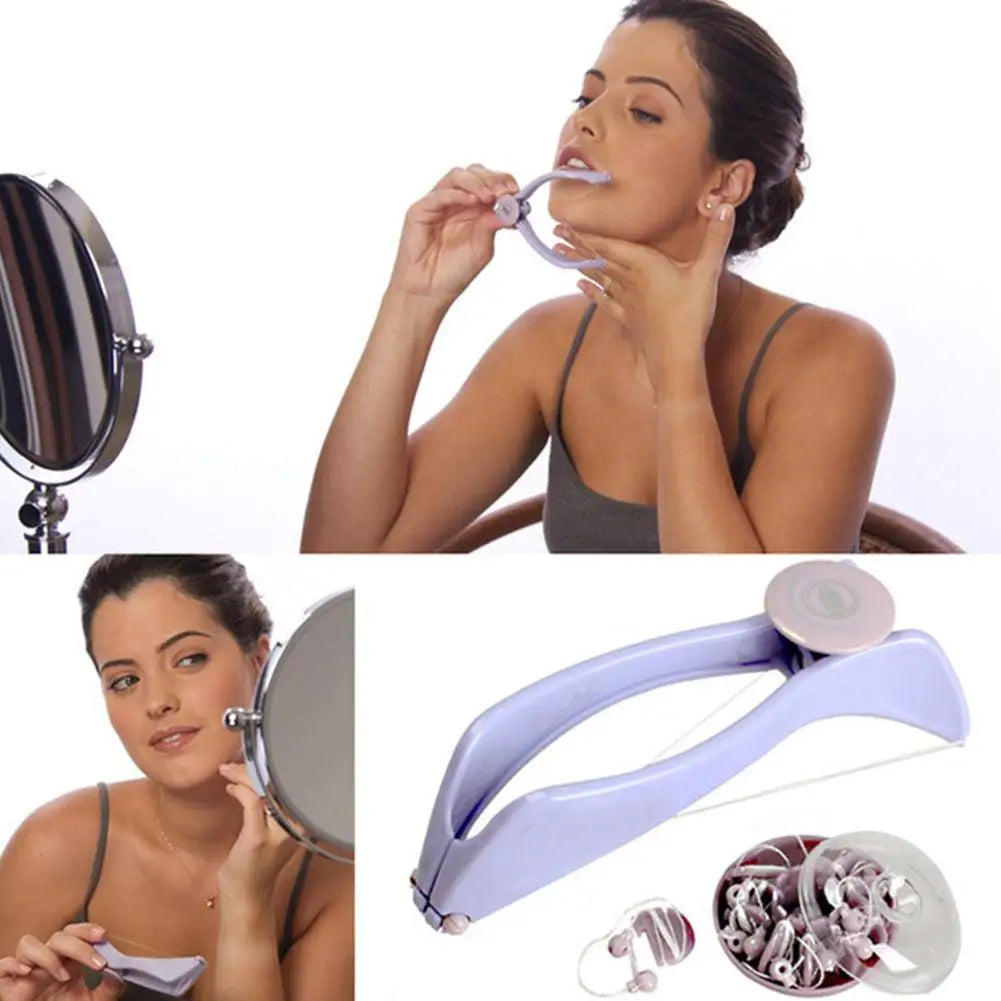 Mini Facial Hair Remover Spring Threading Epilator