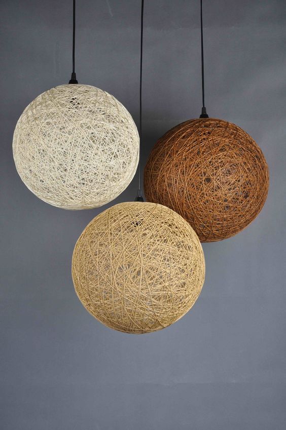 Lustre Bar, Café, Chambre, Restaurant en Rotin naturel (NATUREL)