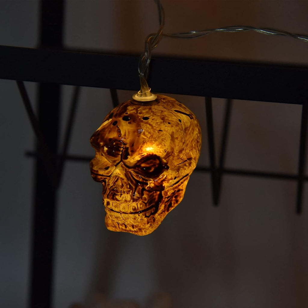 Guirlandes Crane Lumineuse Halloween - Tête de mort