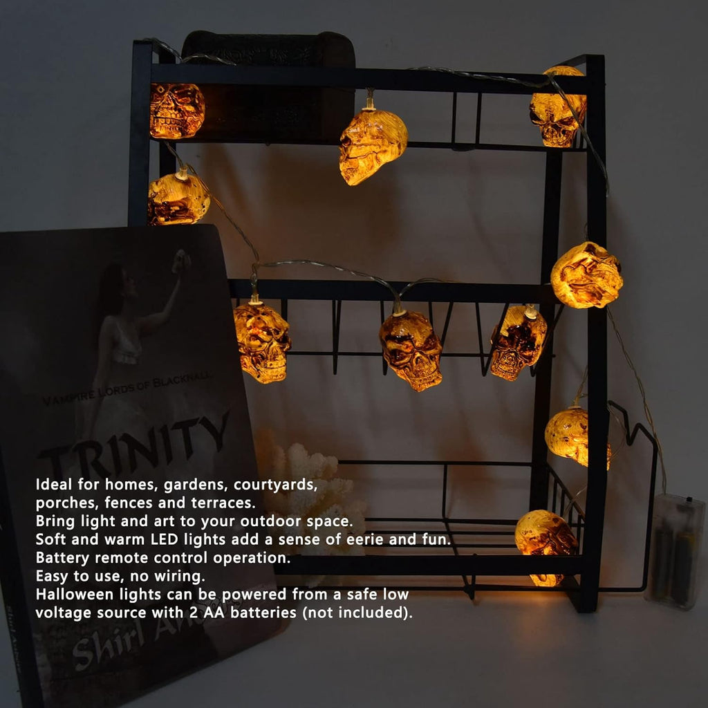 Guirlandes Crane Lumineuse Halloween - Tête de mort