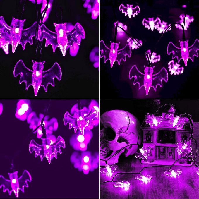 Guirlande LED Lumineuse Halloween fantômes