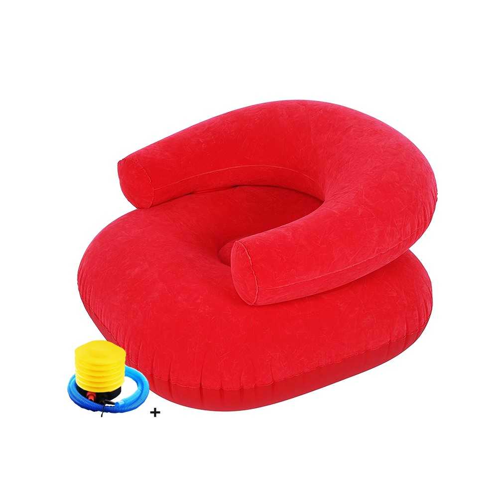 Pouf Gonflable Avec Pompe a Air Gratuit