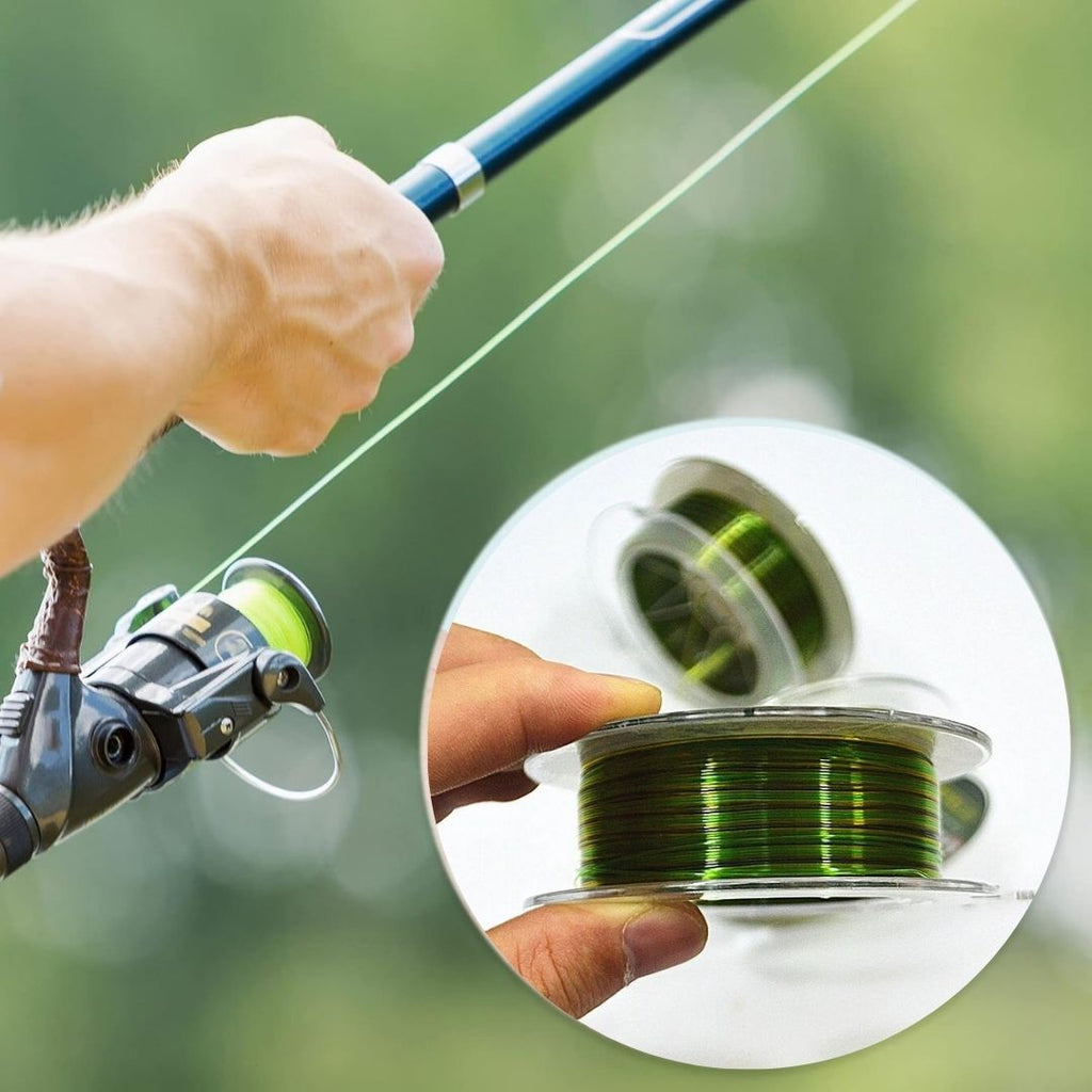 Bobine Fil de pêche en nylon transparent 100 mètres
