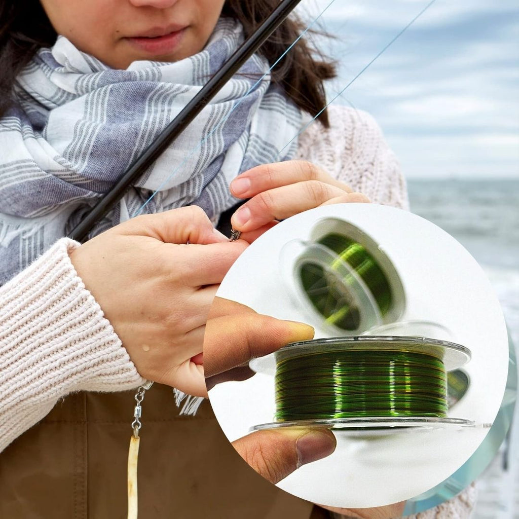 Bobine Fil de pêche en nylon transparent 100 mètres