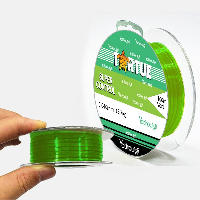 Bobine Fil de pêche en nylon transparent 100 mètres