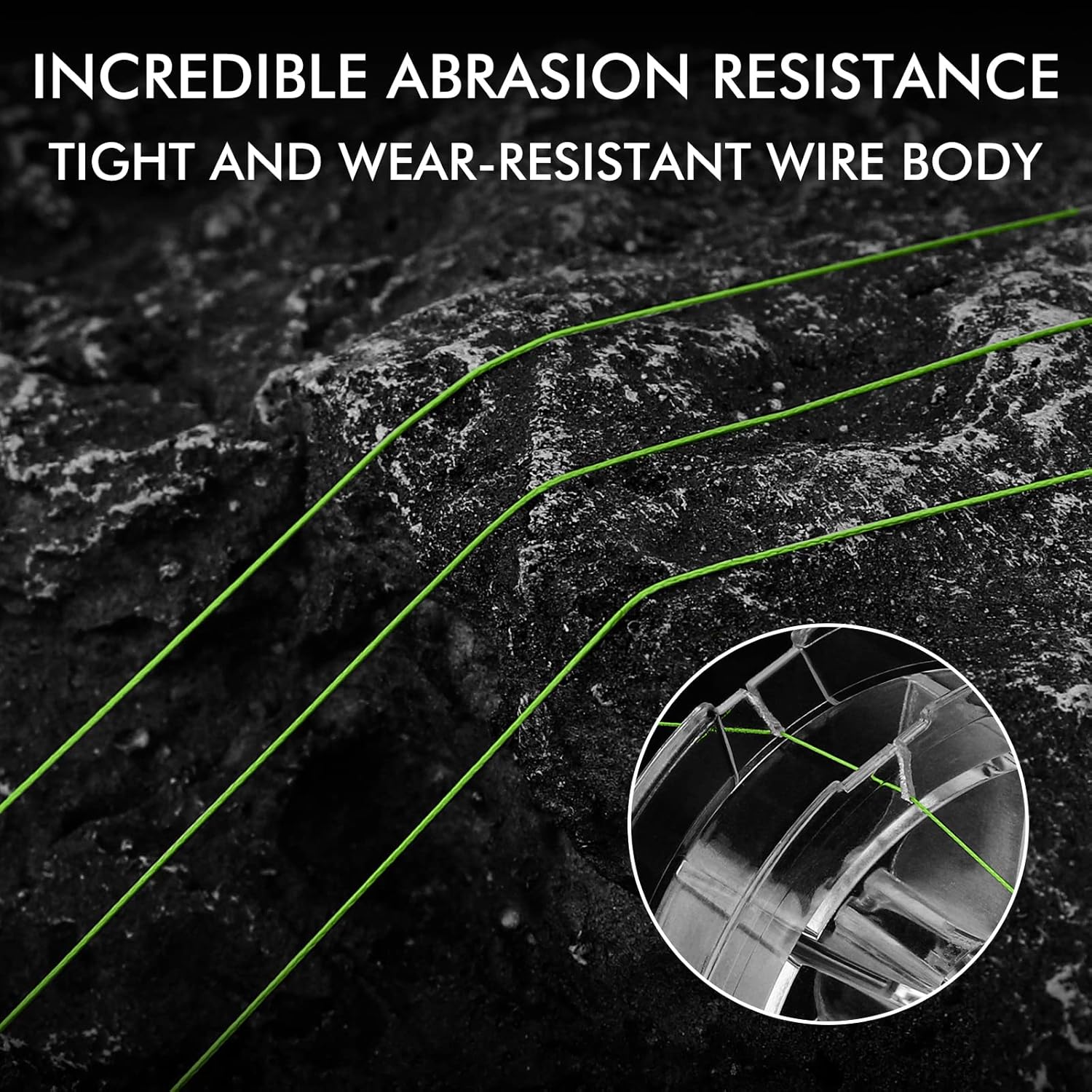 Bobine Fil de pêche en nylon transparent 100 mètres