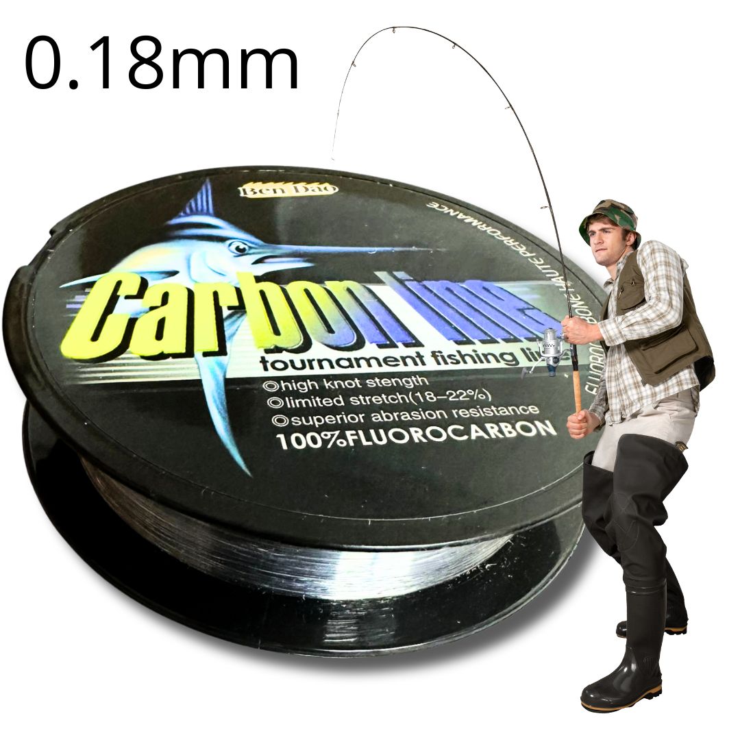 Bobine Fil de pêche en nylon transparent 100 mètres