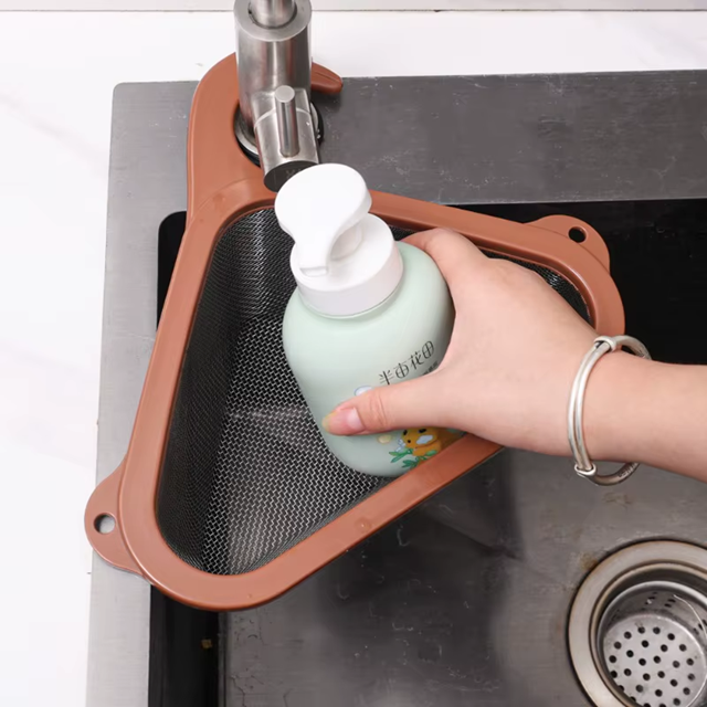 Panier d'angle pour évier de cuisine