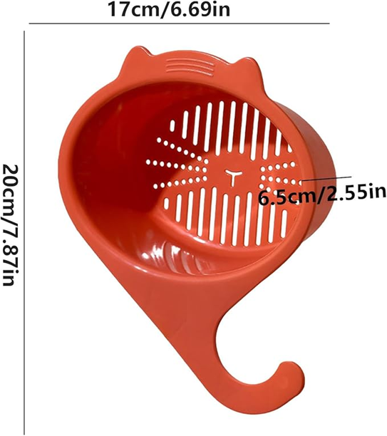 Panier d'égouttage multifonctionnel pour évier de cuisine