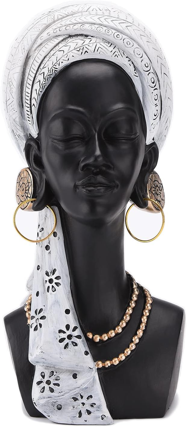 Buste Africain en Résine 30 CM