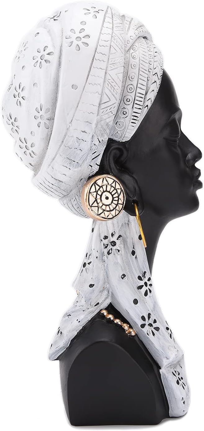 Buste Africain en Résine 30 CM