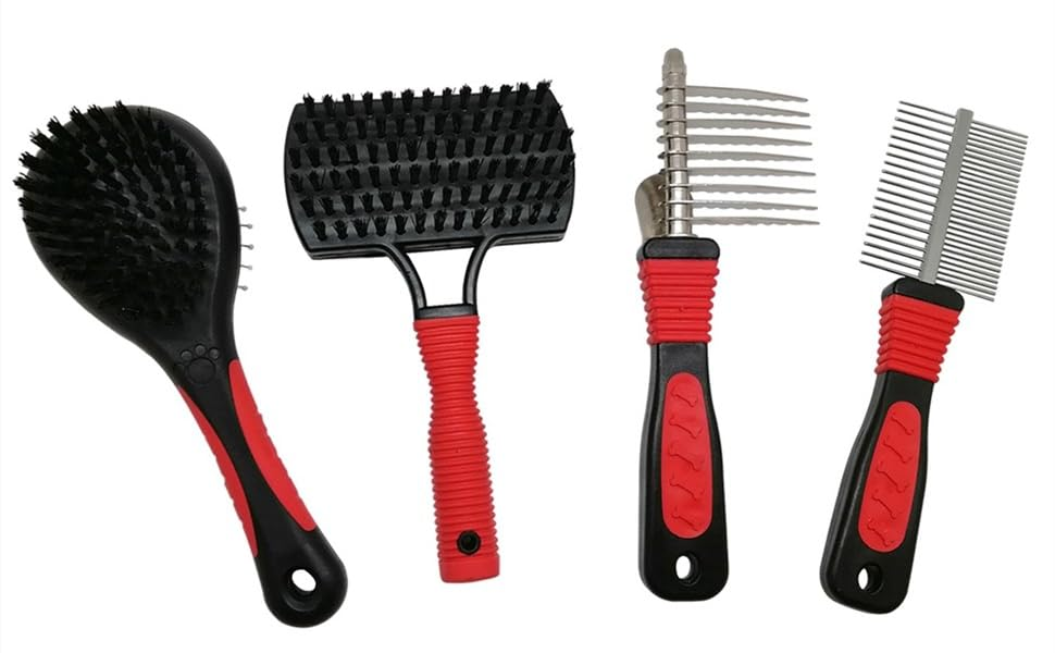 Kit de Toilettage Complet 8-en-1 pour Chats et Chiens