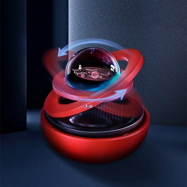 Diffuseur d'aromathérapie Solaire Rotatif Pour Voiture