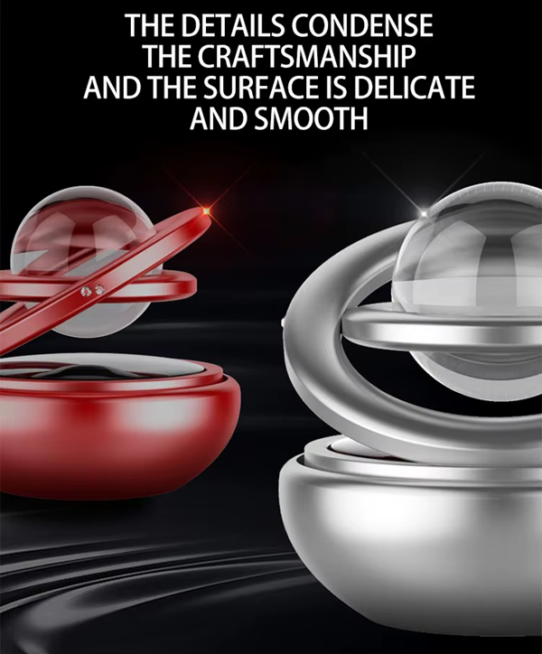 Diffuseur d'aromathérapie Solaire Rotatif Pour Voiture