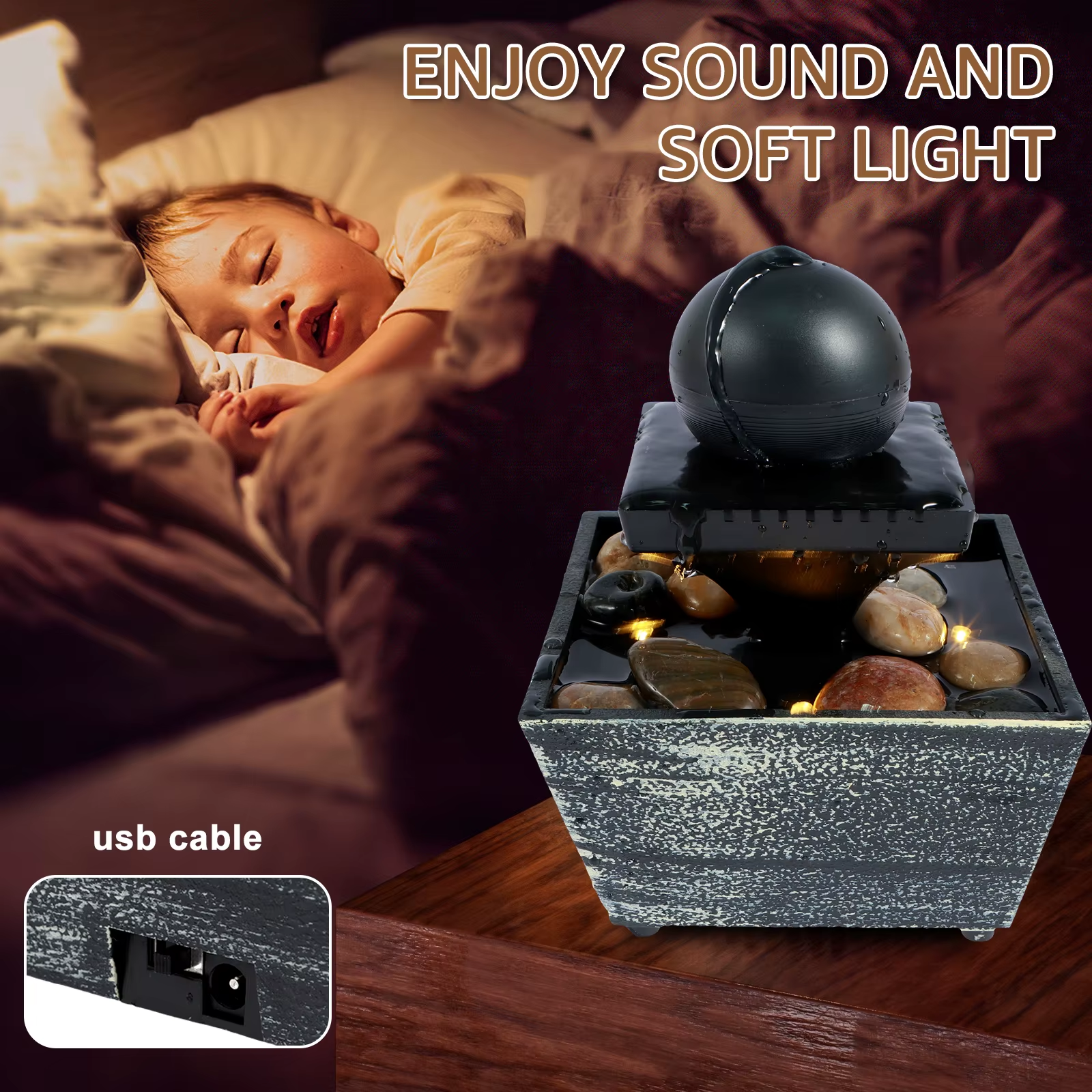 Fontaine de Table Décorative