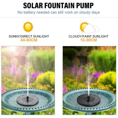 Fontaine Solaire Extérieur Flottante