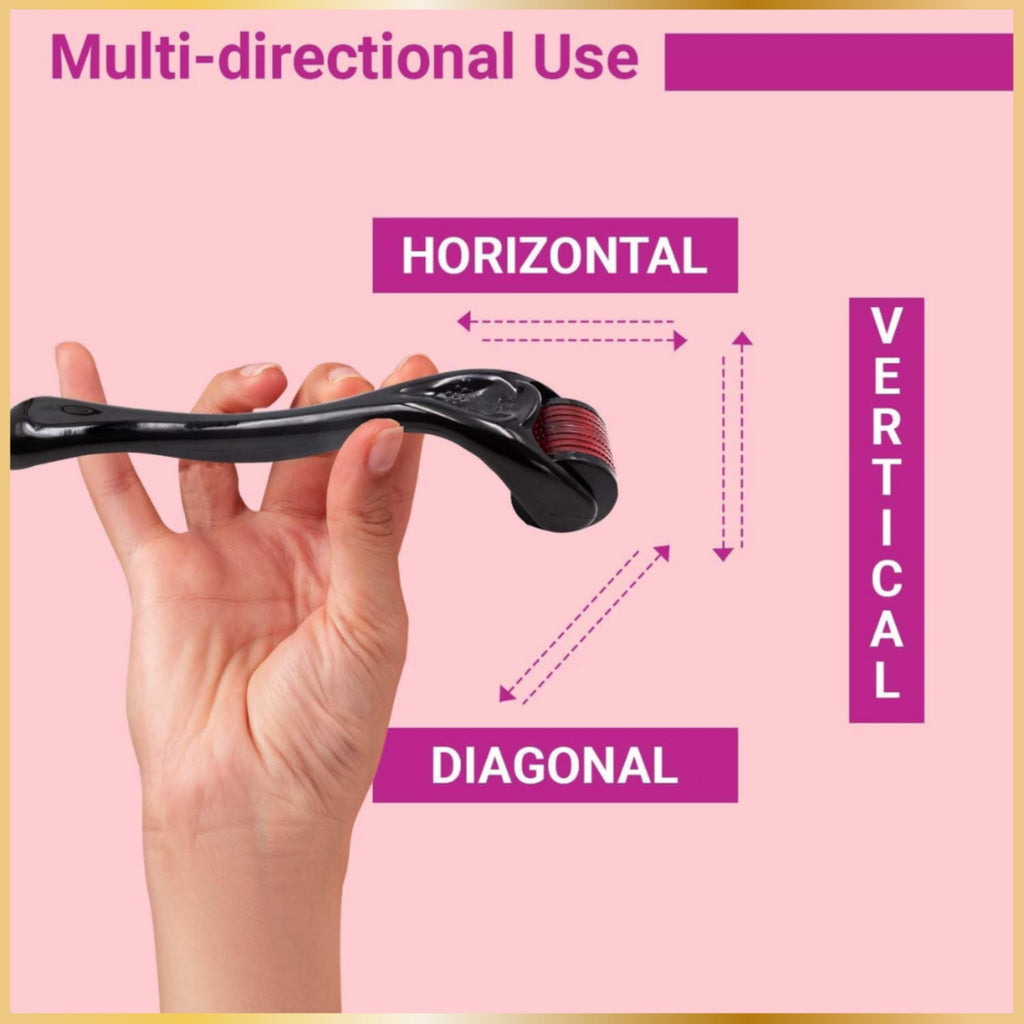 Dermaroller Visage- Corps & Cuir Chevelu – Stimule le Collagène