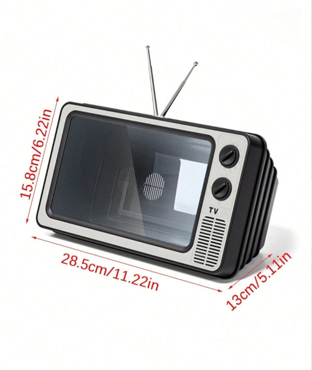 Retro TV Phone Magnifier 12" - Portable Screen Magnifier