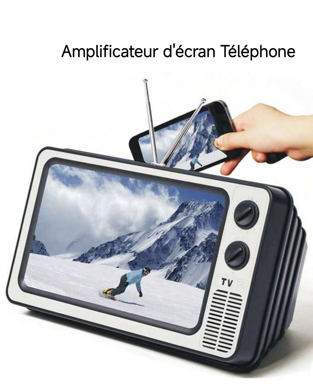 Retro TV Phone Magnifier 12" - Portable Screen Magnifier