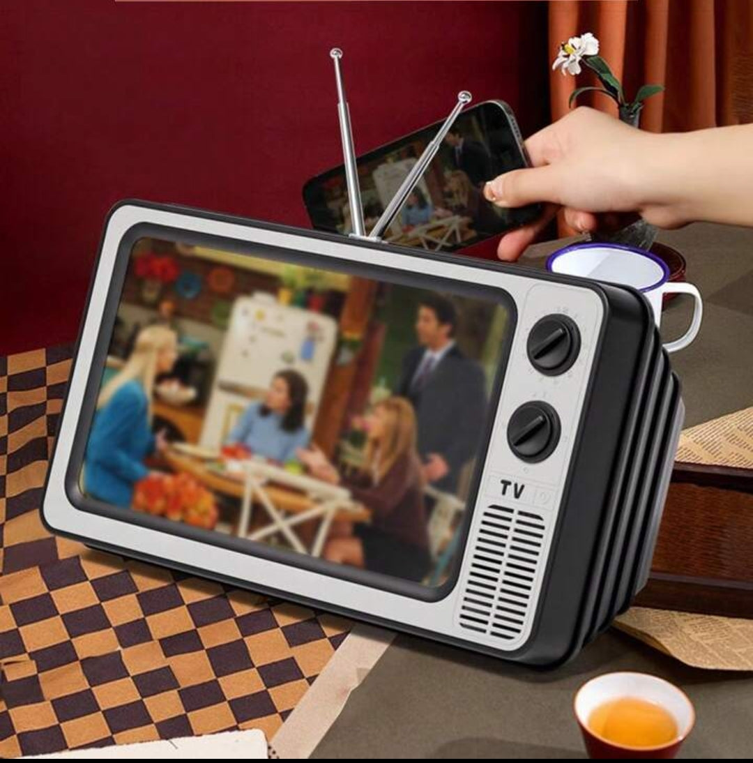 Retro TV Phone Magnifier 12" - Portable Screen Magnifier