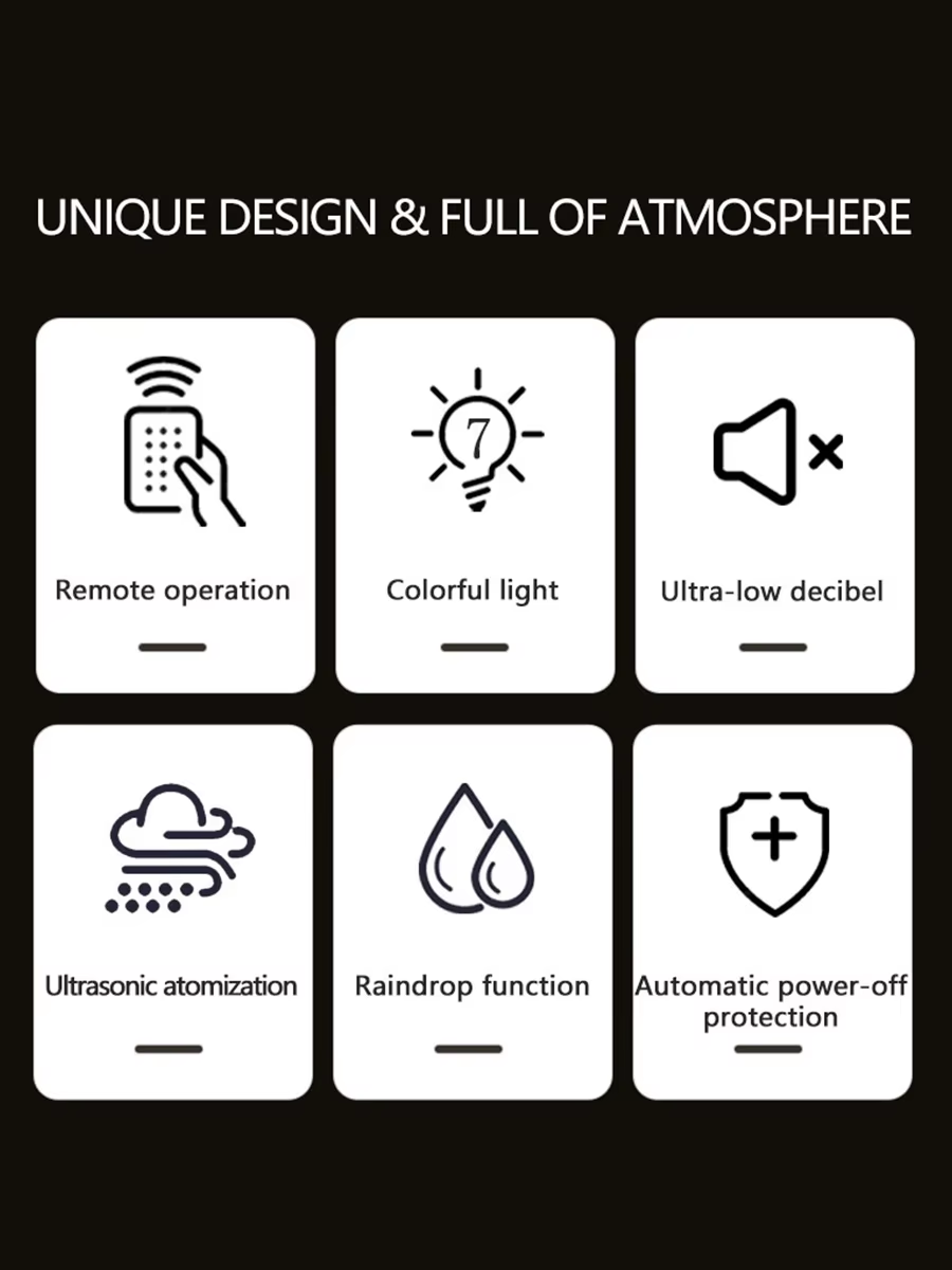 Diffuseur d'Aromathérapie Rainfire – Brume Relaxante