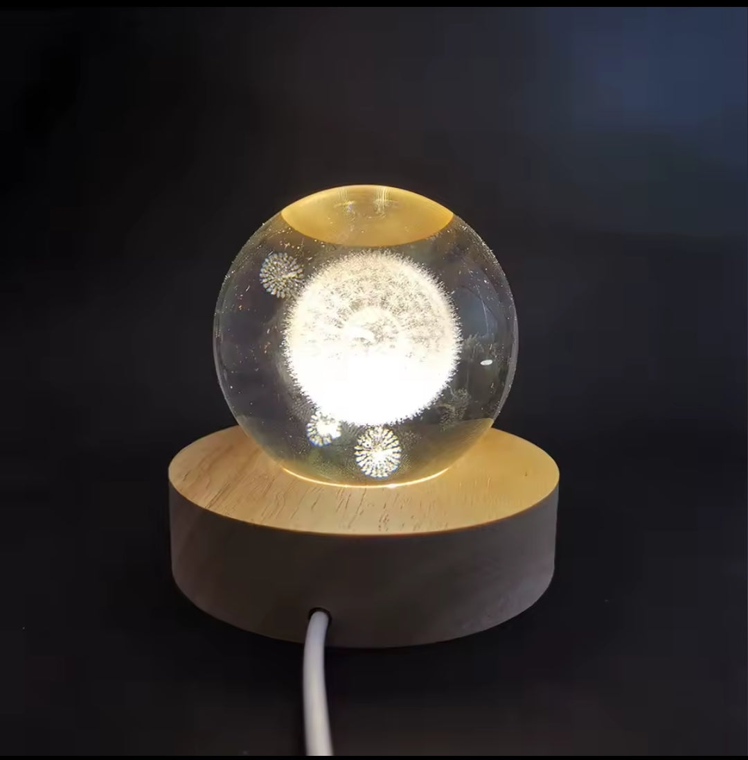 Crystal ball lamp