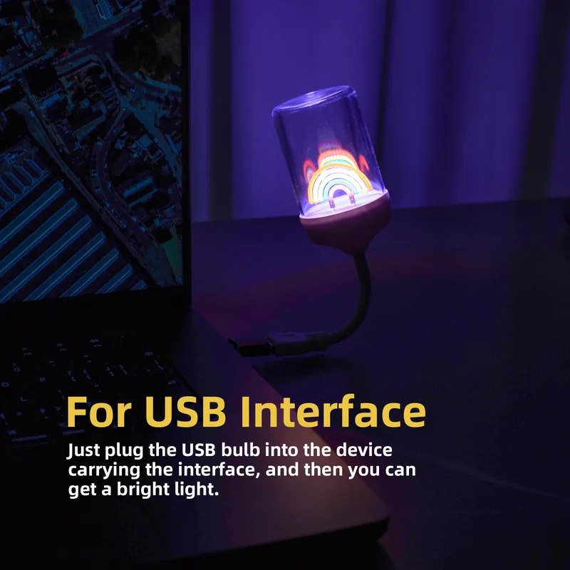 Mini Lampe USB Flexible à 360°