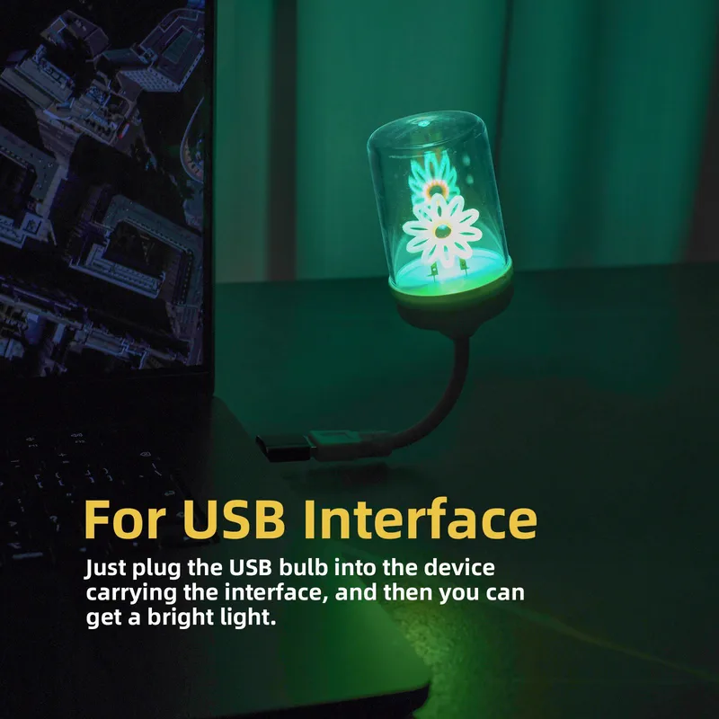 Mini Lampe USB Flexible à 360°