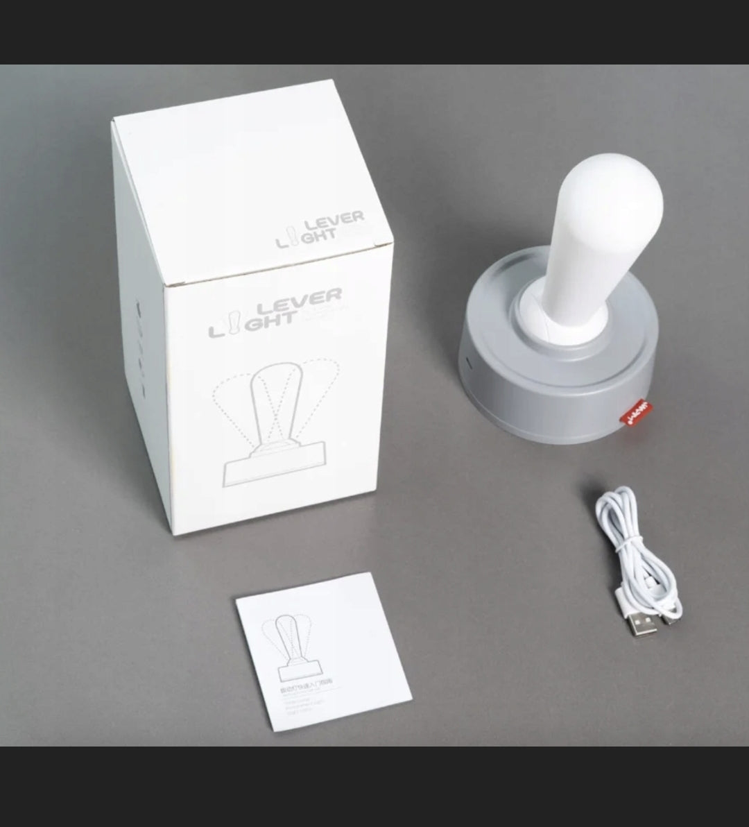 LAMPE DE NUIT LED BLANCHE LEVIER LUMIÈRE JOYSTICK USB