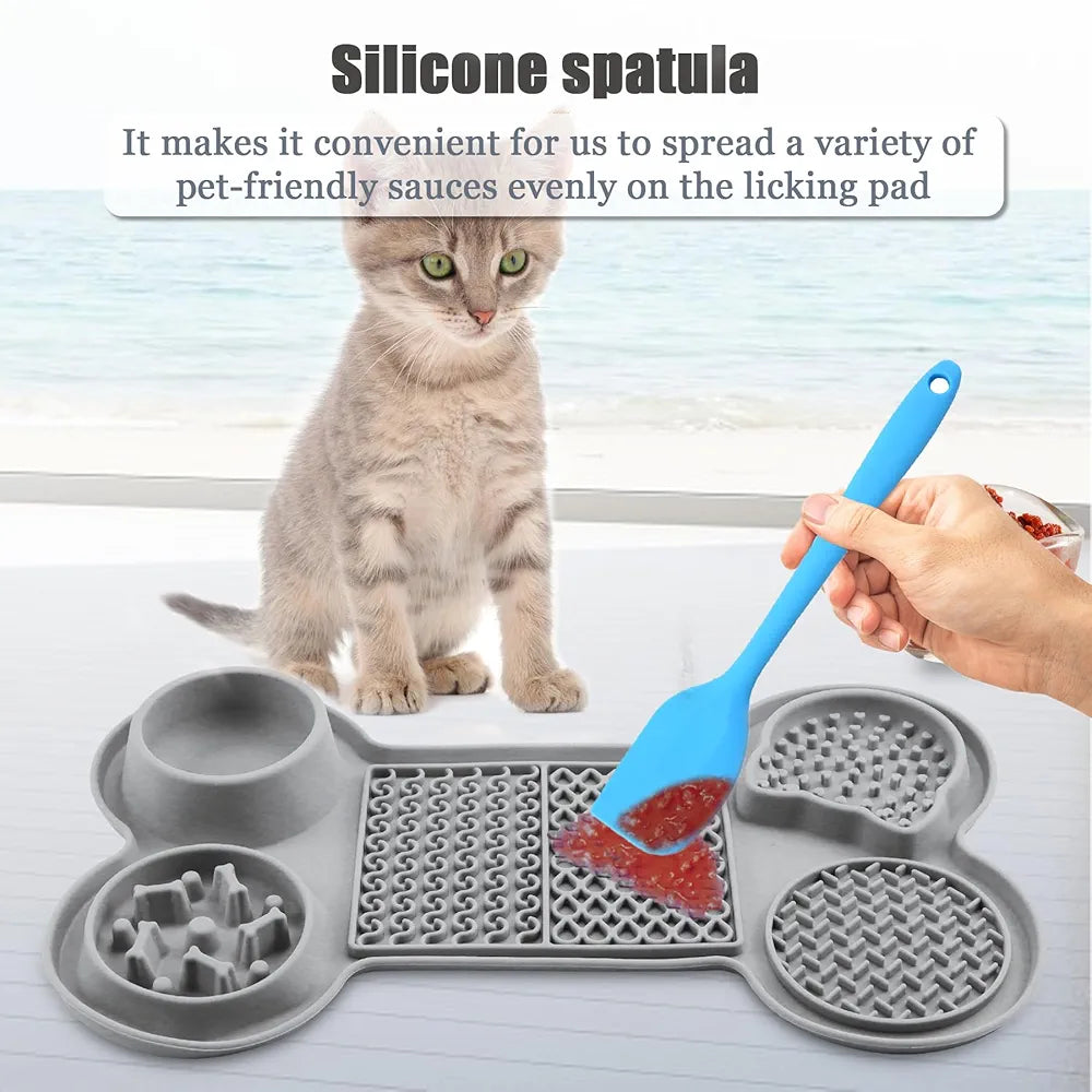 Tapis de Léchage Multifonction pour Chiens et Chats