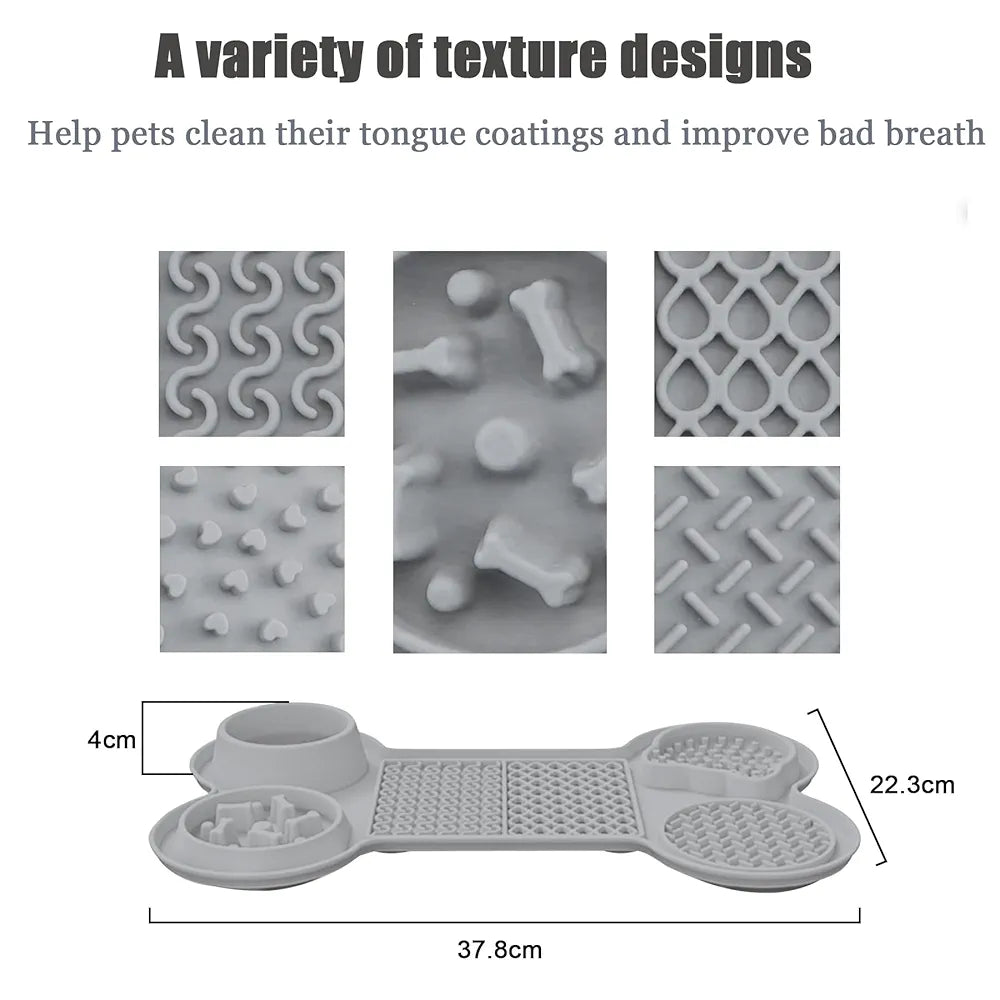 Tapis de Léchage Multifonction pour Chiens et Chats