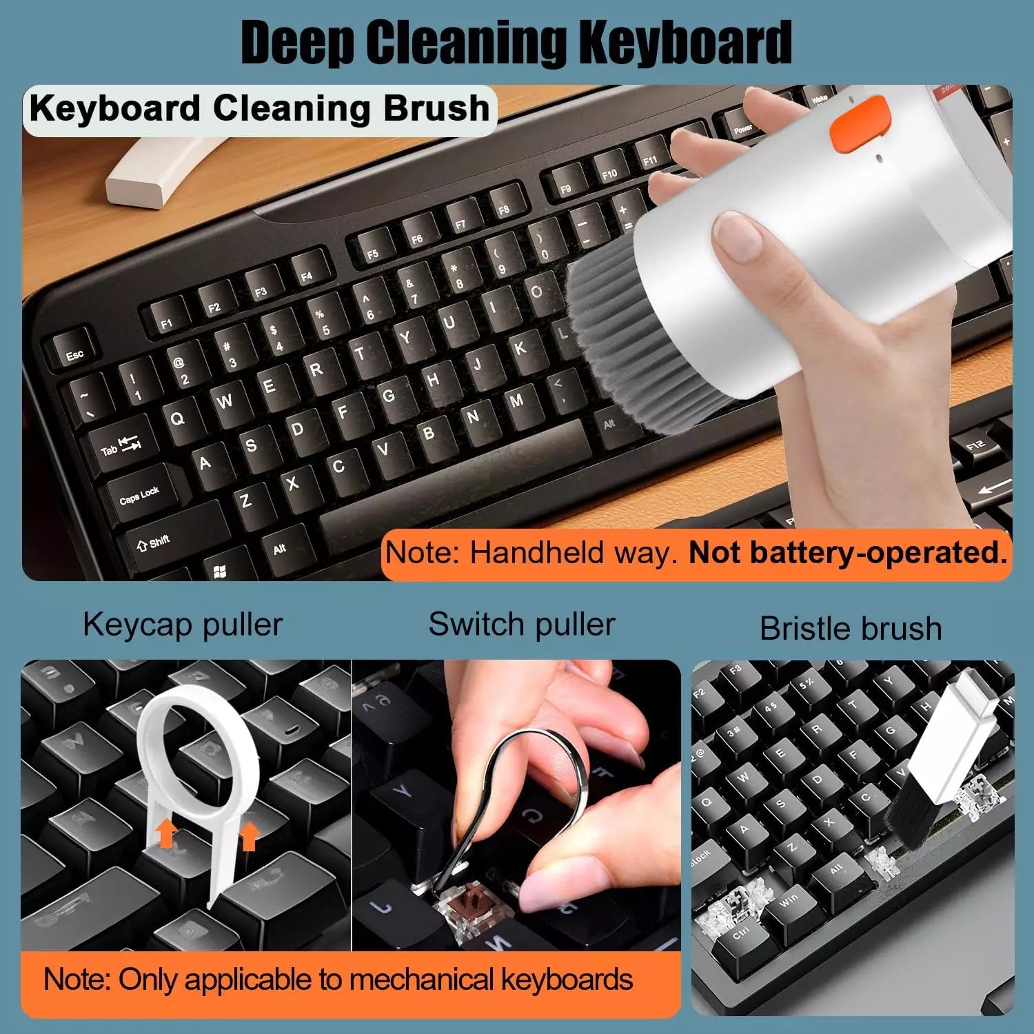 20 in 1 Multifunctional Cleaning Kit for Keyboards, Screens, Earphones, and Electronic Devices