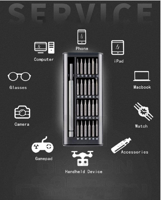 Jeu de tournevis de précision - 25 en 1