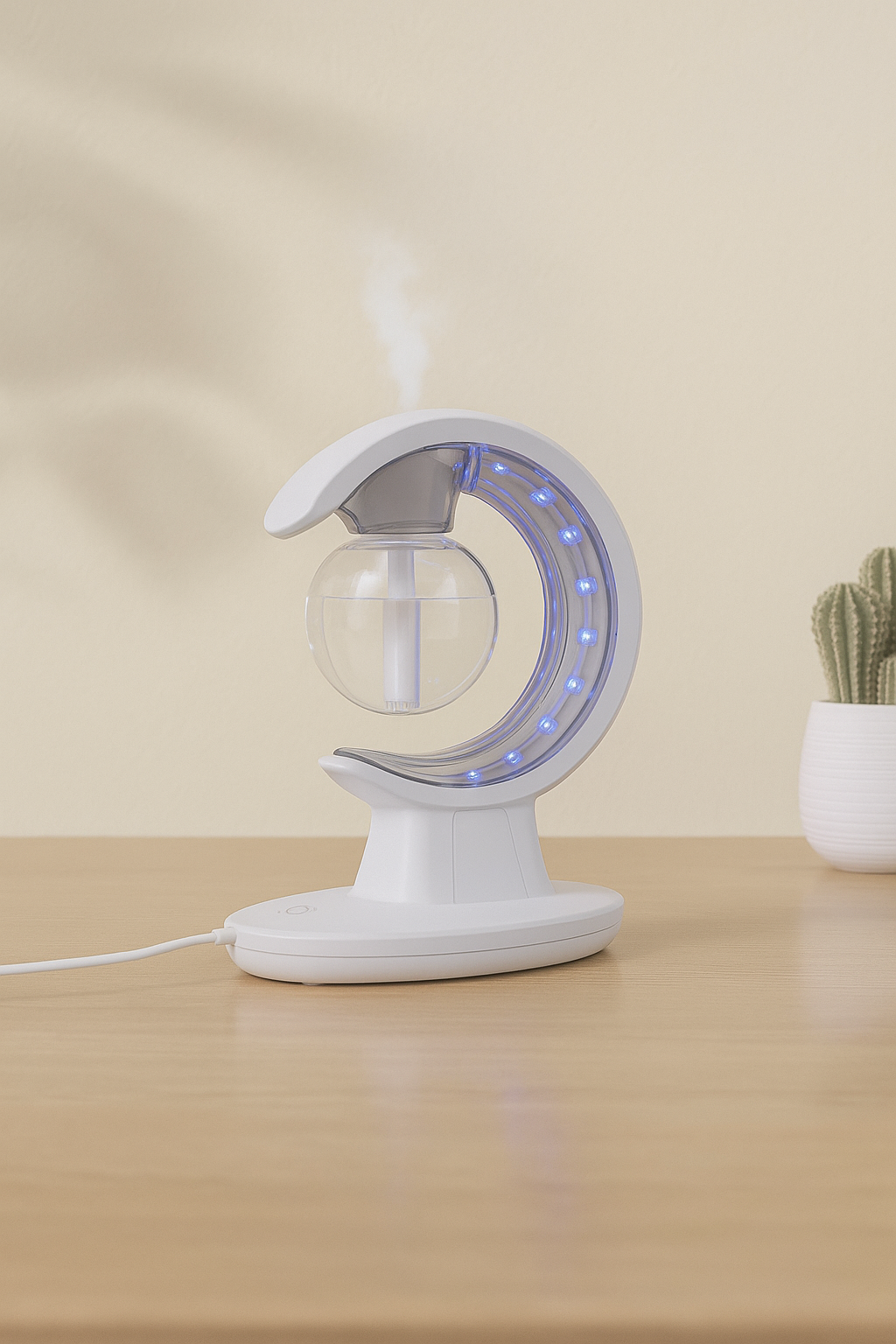 Lampe Multifonction 3-en-1 – Humidificateur, Anti-Moustiques & Veilleuse LED