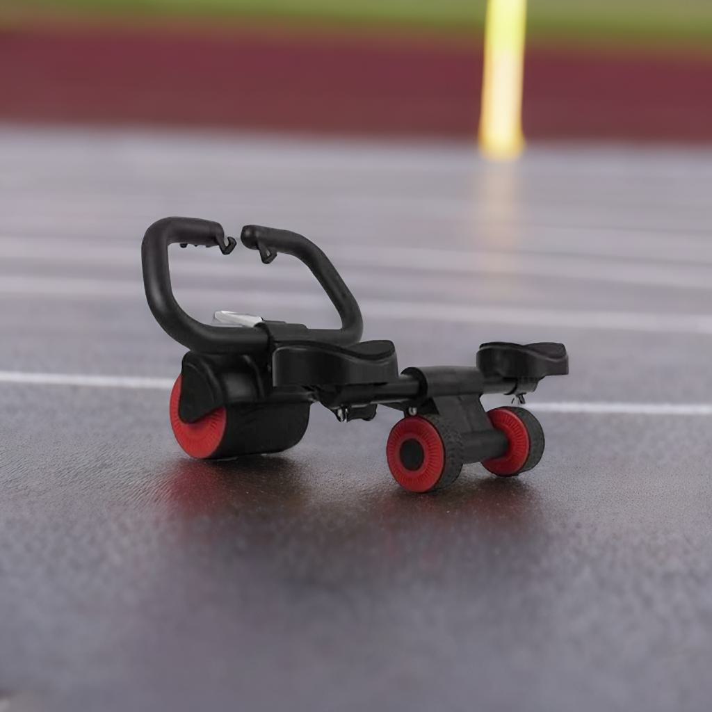 Rouleau Abdominal 2-en-1 avec Rebond Automatique