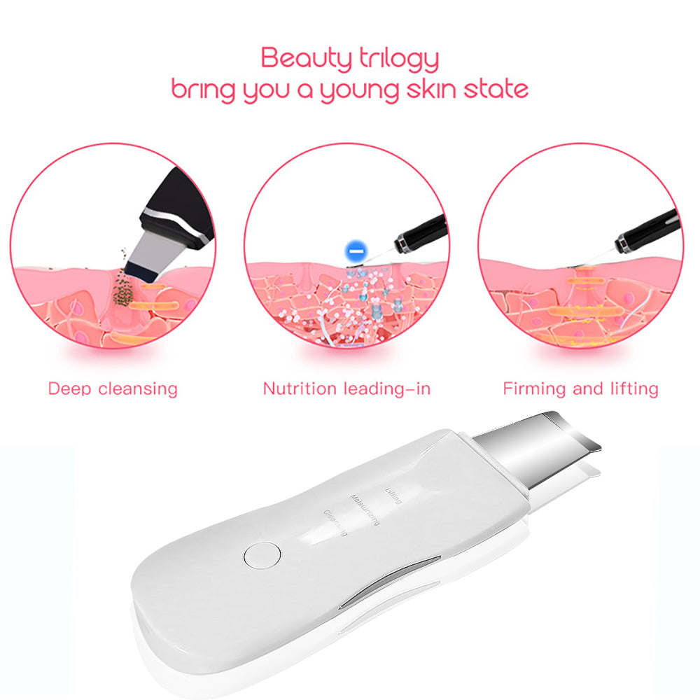 Ultrasonic Scrubber – Nettoyage profond & soin complet du visage