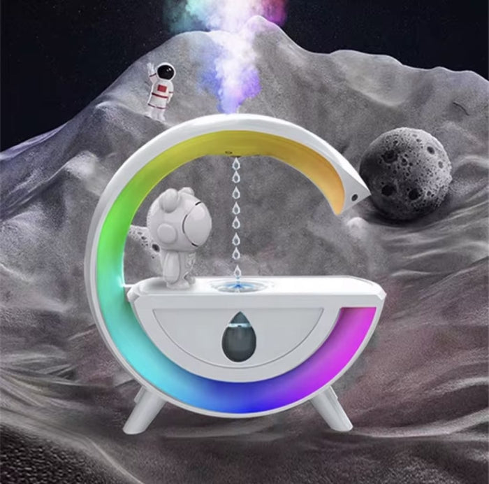 Diffuseur D'arômes Anti-Gravité avec Haut-parleur Bluetooth & Lumière RGB