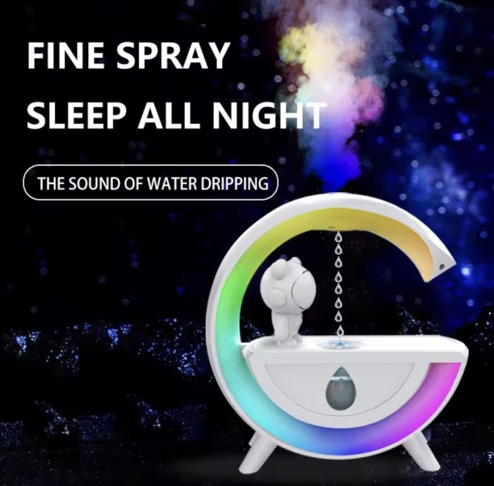 Diffuseur D'arômes Anti-Gravité avec Haut-parleur Bluetooth & Lumière RGB