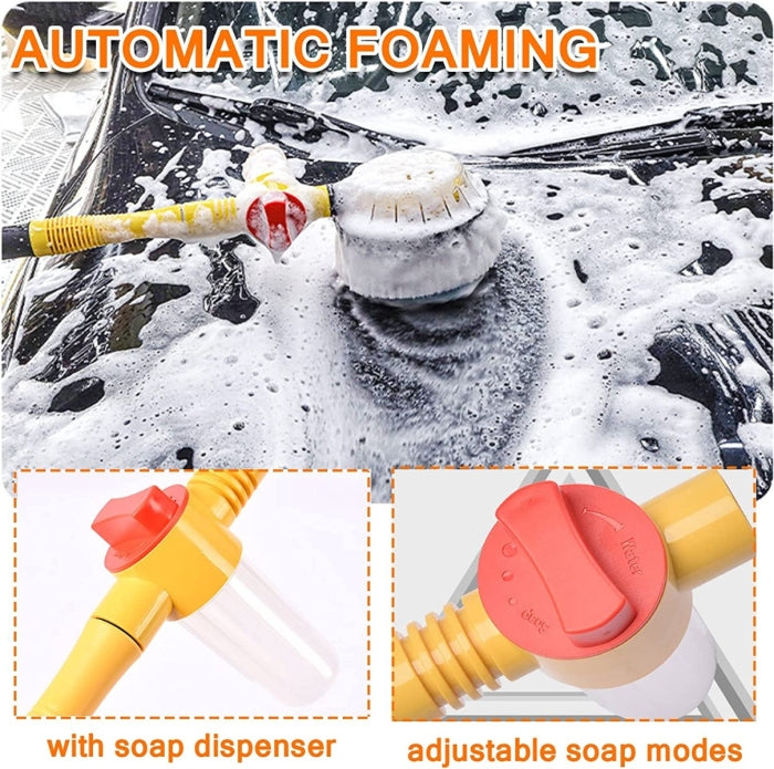 Kit de Nettoyage de Voiture avec vadrouille rotative 360/100 cm