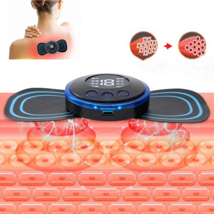 Masseur EMS Patch Rechargeable 8 Modes 19 Niveaux