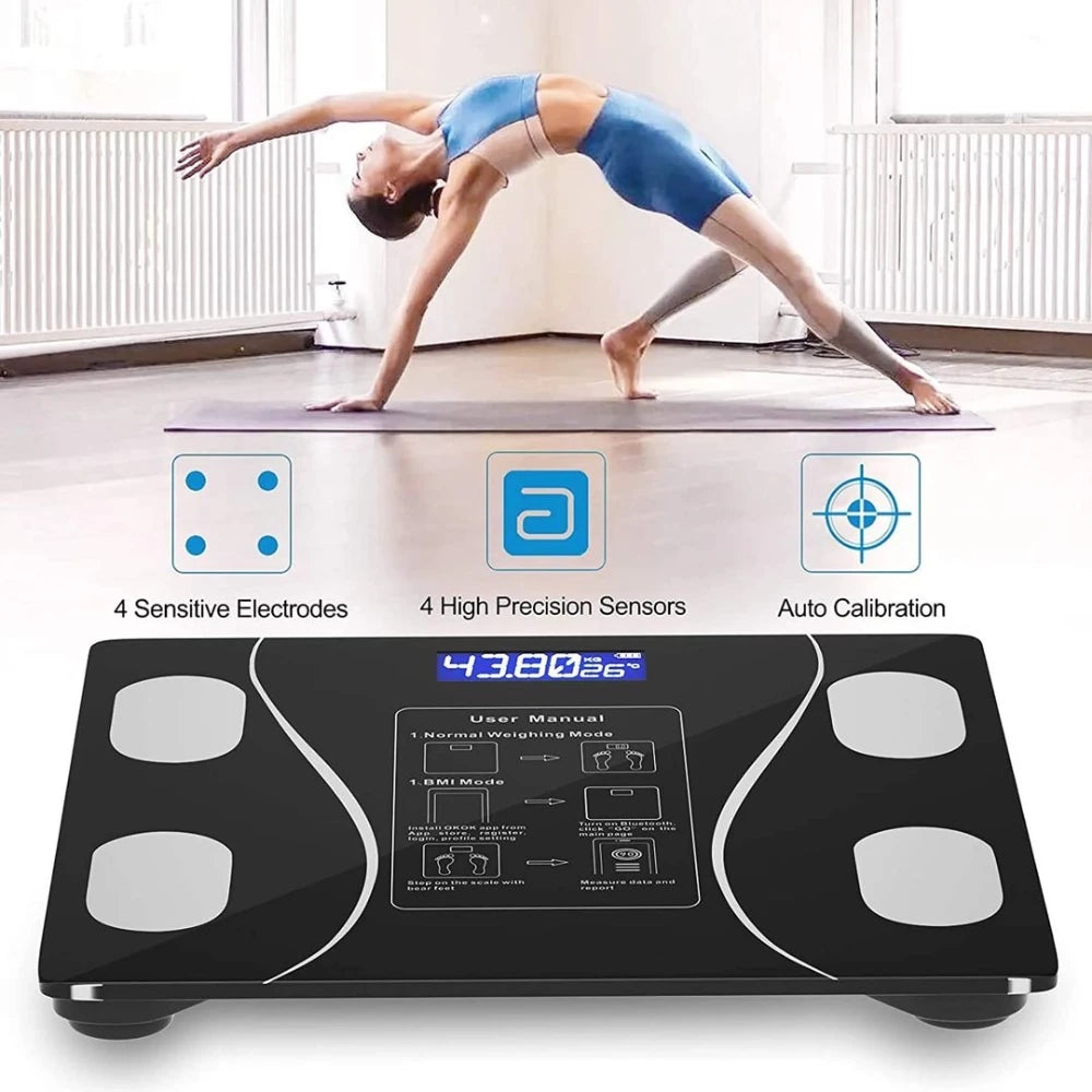Balance Pèse personne Bluetooth avec application smartphone - Rechargeable