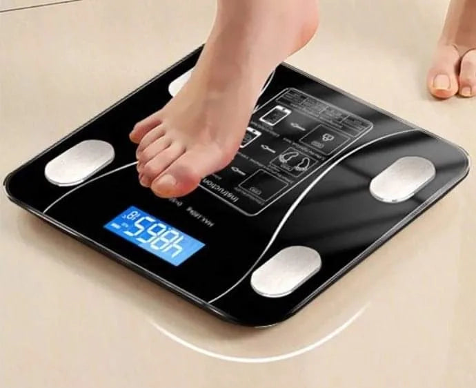 Balance Pèse personne Bluetooth avec application smartphone - Rechargeable